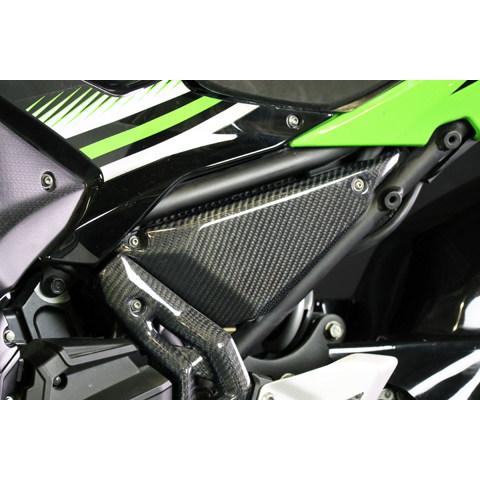 A-TECH エーテック サイドカバーSTD【左右セット】 タイプ：綾織カーボン(TC) / 表面仕上げ：クリア塗装無し NINJA650 KAWASAKI カワサキ カウル関連 外装_2