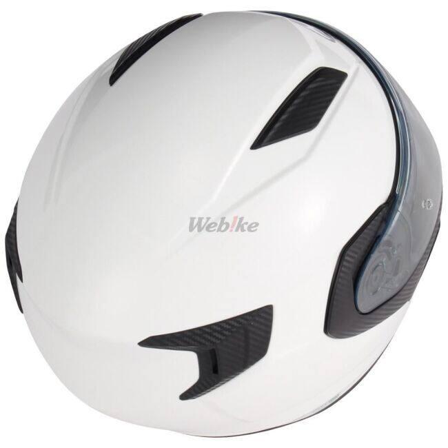 OGK KABUTO オージーケーカブト RYUKI [リュウキ ホワイトメタリック] ヘルメット サイズ：S(55-56cm) システムヘルメット | OGK Kabuto | 19