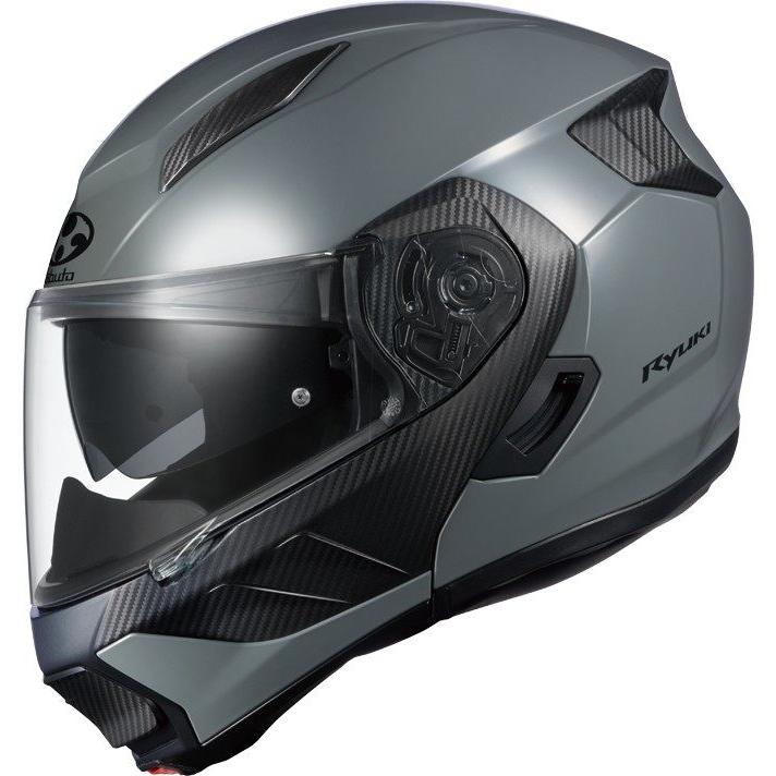 Kabuto ryuki グレー　Mサイズ OGK KABUTO オージーケーカブト RYUKI [リュウキ ミディアム