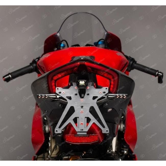LighTech ライテック アジャスタブル ナンバー プレート ホルダー バージョン：コンプリート PANIGALE V2 V4 S R SP STREETFIGHTER DUCATI ドゥカティ 外装_5