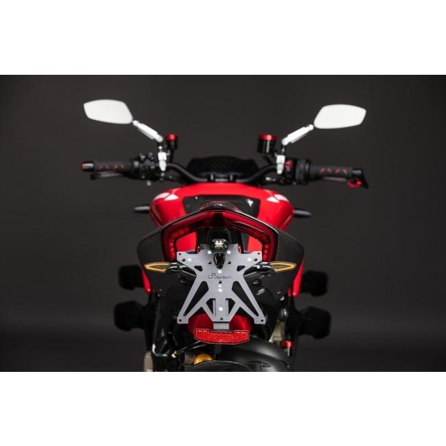 LighTech ライテック アジャスタブル ナンバー プレート ホルダー バージョン：コンプリート PANIGALE V2 V4 S R SP STREETFIGHTER DUCATI ドゥカティ 外装_6