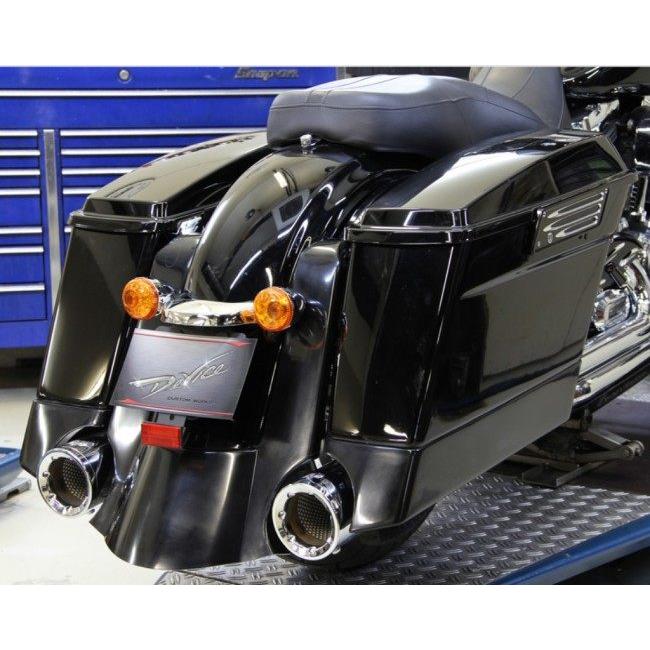 DEVICE ディバイス サドルバッグエクステンション ラウンドマフラー用 