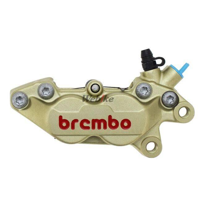 brembo ブレーキキャリパー P4 30/34 40mm 左右用（金/赤） brembo（ブレンボ） ブレーキキャリパー P4 30/34 40mm タイプ：右側用