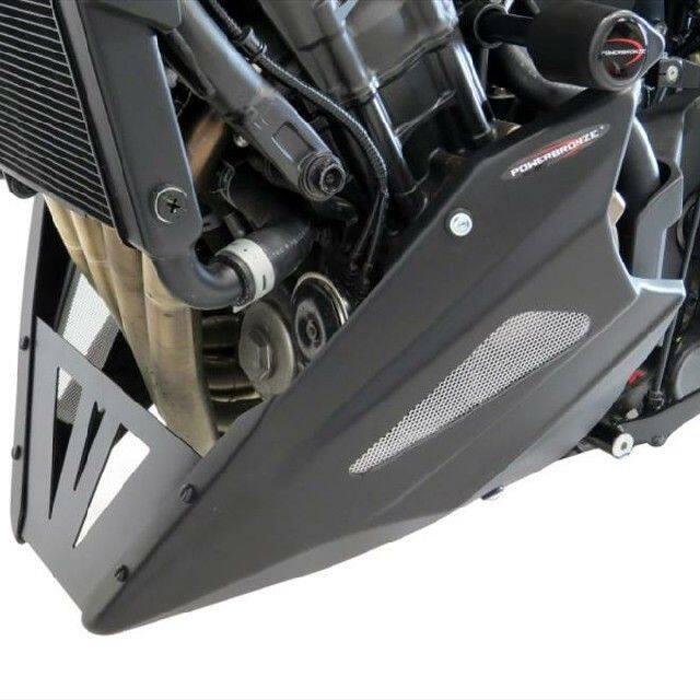 POWERBRONZE アンダーカウル カラー：ブラック／シルバーメッシュ