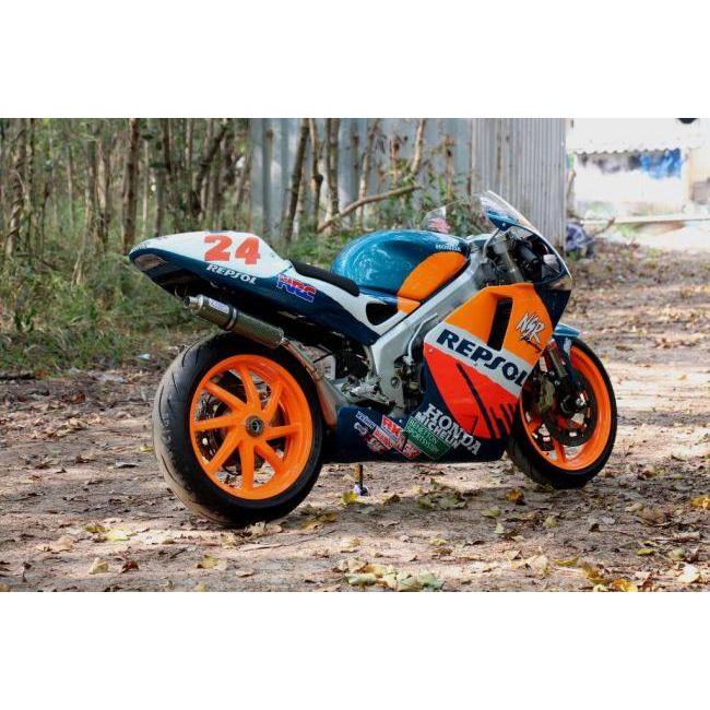 FRP製　NSR50.80用 耐久フルカウル　オレンジ　ライト付き nsr50 カウル frpの通販 FRP製 NSR50.80用 耐久フルカウル オレンジ