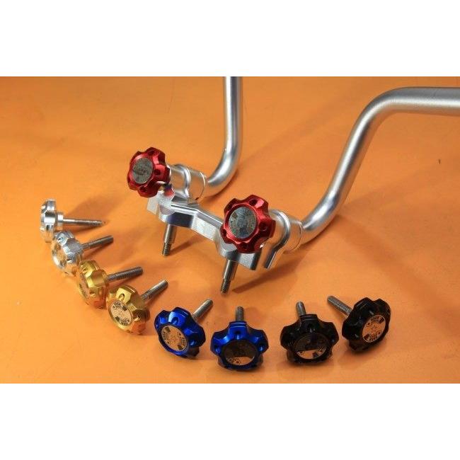 U DOM KARNCHANG U DOM KARNCHANG:ウードムカーンチャン BOLT KIT FOR FOLDABLE HANDLEBAR V2 カラー：シルバー Monkey 125｜webike｜03