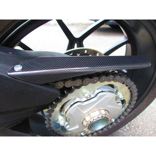 CARBONVANI カーボンバーニ アッパーチェーンガード クリア塗装：艶なし MAT TURISMO VELOCE MV AGUSTA アグスタ チェーンカバー 外装の画像