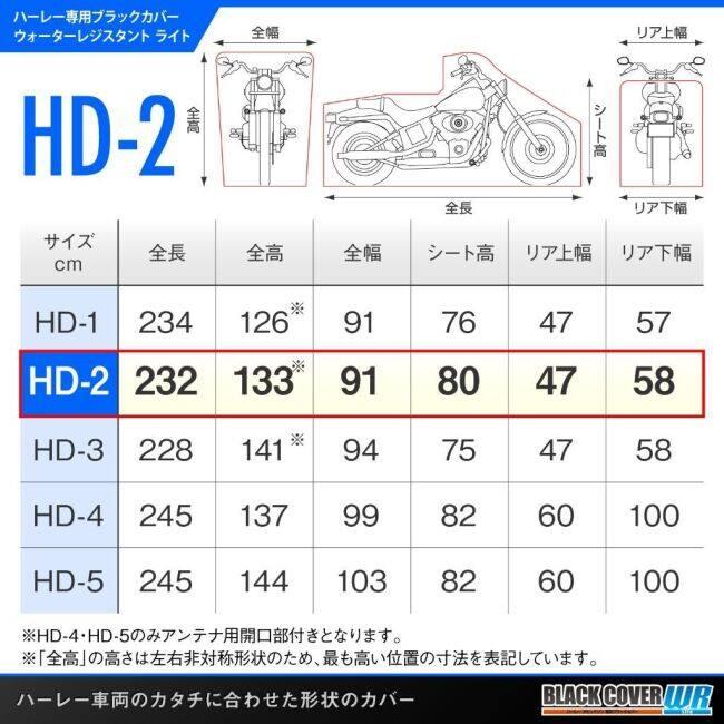 DAYTONA デイトナ バイク用カバー ブラックカバー ウォーターレジスタント ライト ハーレーダビッドソン専用 HD02 HARLEY-DAVIDSON ハーレーダビッドソン | DAYTONA（バイク用品） | 05