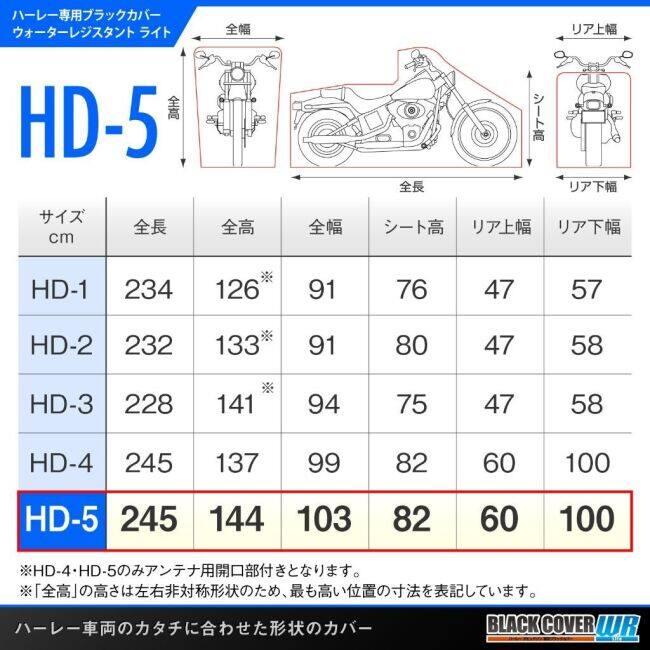 DAYTONA デイトナ バイク用カバー ブラックカバー ウォーターレジスタント ライト ハーレーダビッドソン専用 HD05 HARLEY-DAVIDSON ハーレーダビッドソン | DAYTONA（バイク用品） | 05