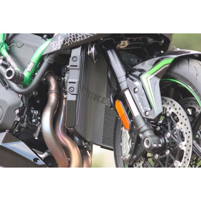 STRIKER ストライカー ラジエターコアガード Z H2 KAWASAKI カワサキ ラジエーターコアガード・オイルクーラーコアガード 冷却関連 エンジン_2