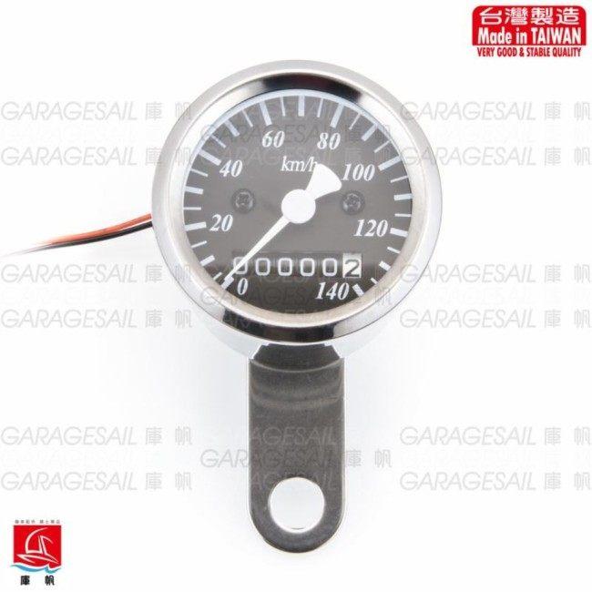 GarageSaiL ガレージセイル 48mm Speedmeter カラー：Black スピードメーター メーター・インジケーター関係 電装系_4