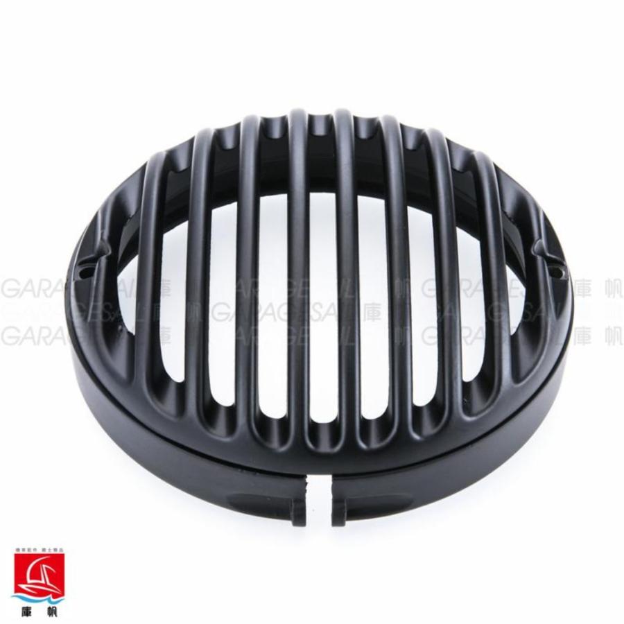 GarageSaiL ガレージセイル 5.75” Casting Fence Headlight Cover カラー：Silver ヘッドライトガード 外装