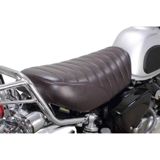モンキー125 タケガワシート　ブラウン中古 スペシャルパーツ武川 SP武川 SPタケガワ タックロールシート カラー