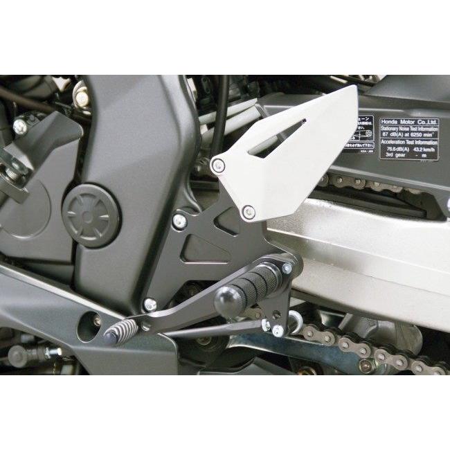 WR’S ダブルアールズ バトルステップ WS／WK カラー：ブラックアルマイト CBR250RR HONDA ホンダ バックステップ ステップ 足回り_2