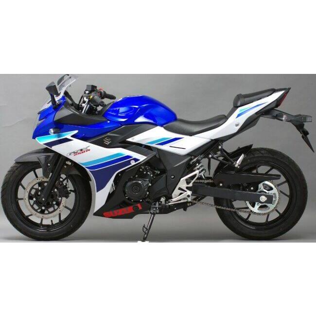 WR’S ダブルアールズ バトルステップ WS／WK カラー：シルバーアルマイト GSX250R SUZUKI スズキ バックステップ ステップ 足回り_8