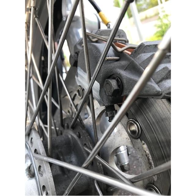 SPEED SHOP ITO スピードショップイトウ 4穴キャストホイール320mmWディスク用CP2696キャリパーサポート PMCローター／穴あきシルバー 500SS 750SS Z1 Z2_2