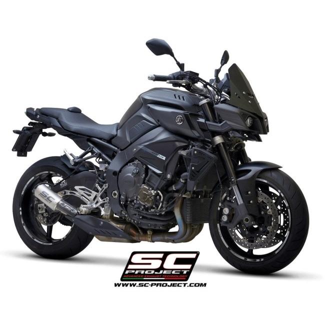 SC-PROJECT SCプロジェクト CR-T スリップオンサイレンサー【公道走行可】 本体材質：カーボン MT-10 YAMAHA ヤマハ スリップオンマフラー マフラーの画像