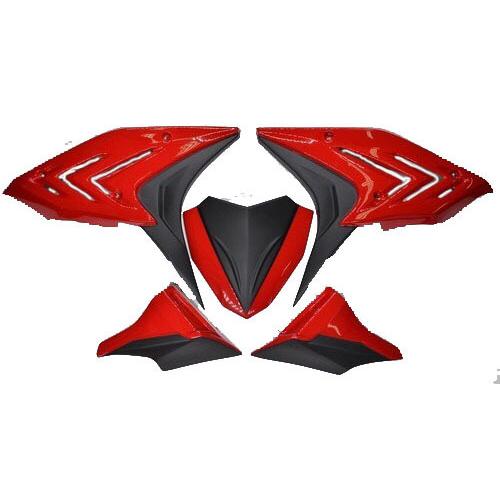 Achi Motorbike アチモーターバイク Fairings カラー：レッド フルカウル・外装セット カウル関連 外装