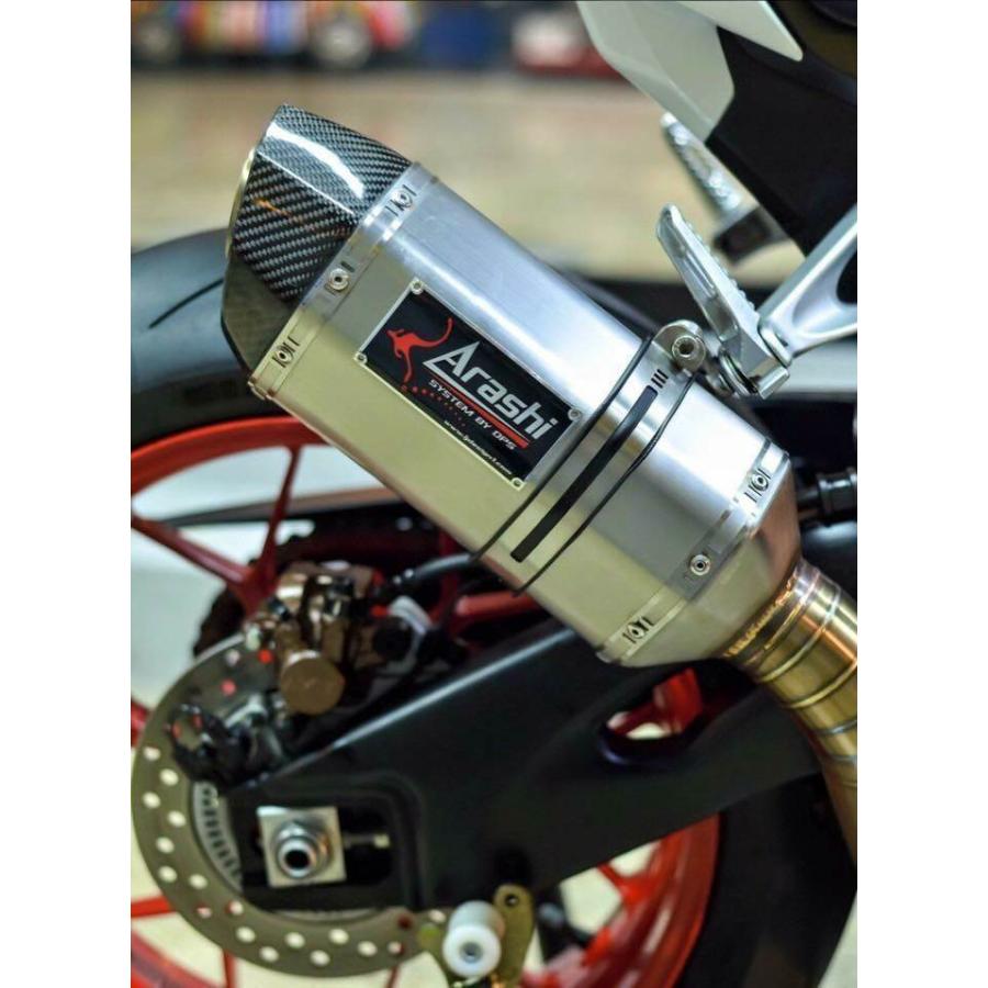 ブランド登録なし - ARASHI アラシ Slip-on silencer 取りつくろう・汎用サイレンサー えり巻き バイク-マフラー-車、バイク、自転車