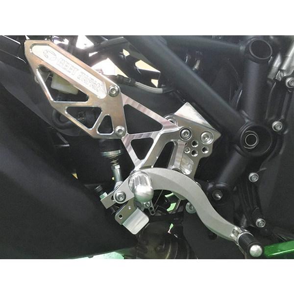 BEET ビート ハイパーバンク カラー：シルバー Ninja H2 SX SE KAWASAKI カワサキ バックステップ ステップ 足回り_1