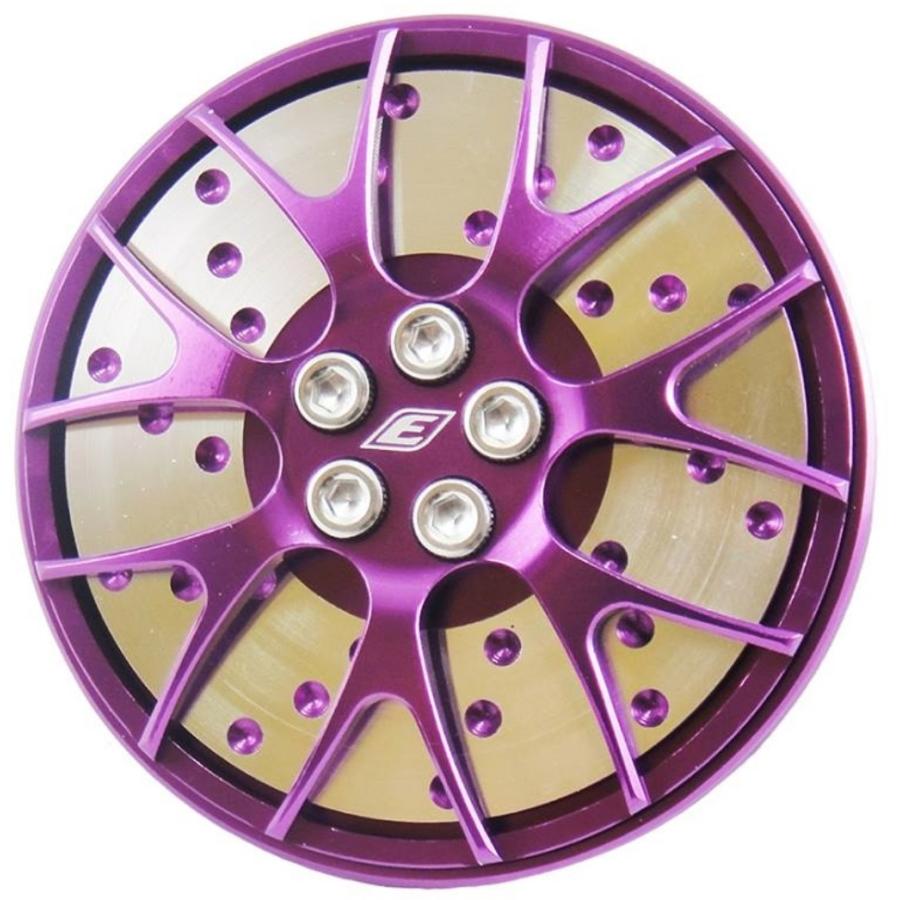 EPIC エピック CNC Wheel shape (YAMAHA) Fuel tank cap カラー：パープル CUXI 100 CYGNUS X GTR 125 aero RS Z YAMAHA ヤマハ ガソリンタンクキャップ 外装