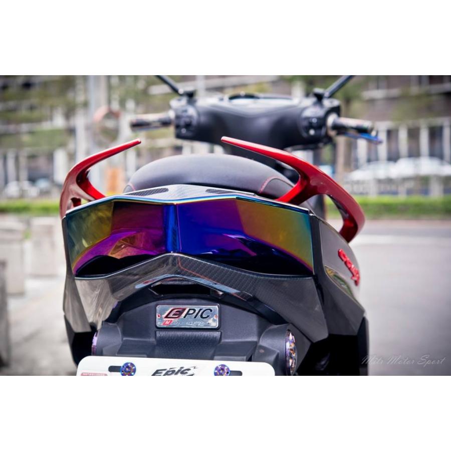 EPIC エピック Integrated Taillight Protective Cover-Titanium Plated Version Cygnus X NXC-125R YAMAHA ヤマハ その他スクーター外装 カウル関連 外装