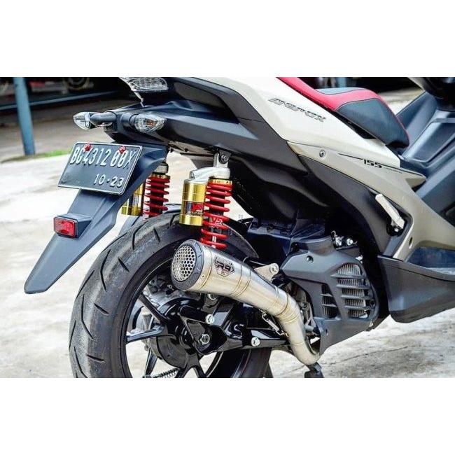 ブランド登録なし - R9 Exhaust アールナインエキゾースト GPX-SS フルエキゾースト AEROX 155 YAMAHA ヤマハ フルエキゾーストマフラー えり巻き