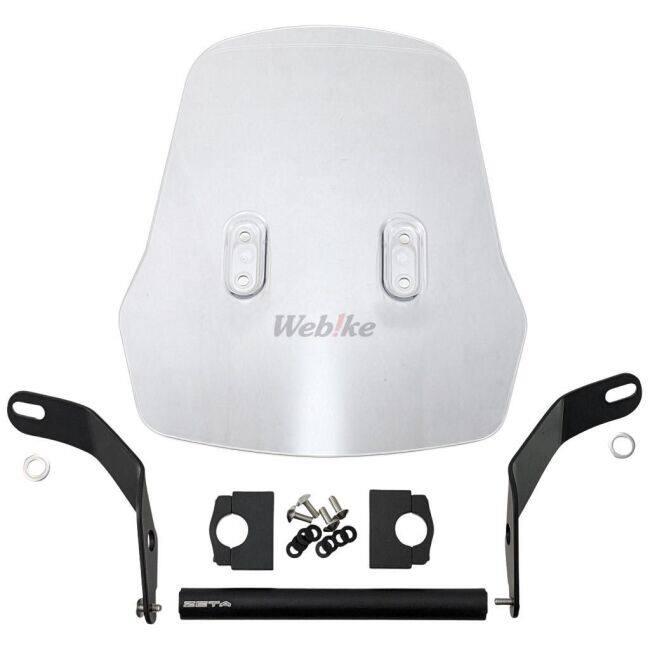 ZETA RACING ジータ レーシング アドベンチャー ウインドシールド STD