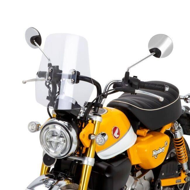 アクセサリー ZETA ADVENTURE WIND SHIELD MONKEY 125 ZETA RACING ジータ レーシング アドベンチャー ウインドシールド STD