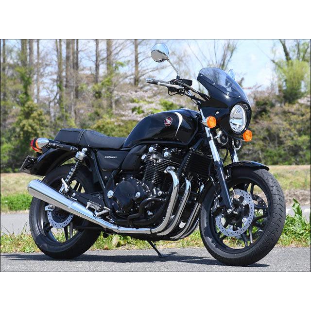 CHIC DESIGN シックデザイン ロードコメット2 スクリーンカラー：クリア / カラー：ダークネスブラックメタリック(ストライプ) CB1100 HONDA ホンダ カウル関連の画像
