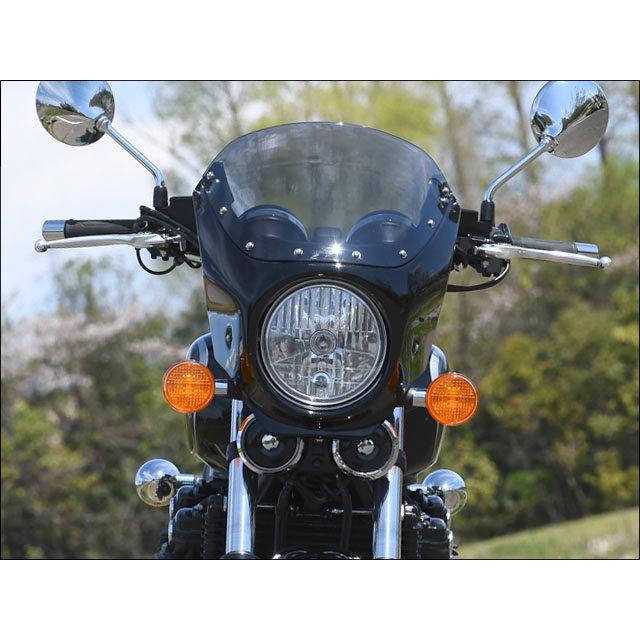 CHIC DESIGN シックデザイン ロードコメット2 スクリーンカラー：クリア / カラー：ダークネスブラックメタリック(ストライプ) CB1100 HONDA ホンダ カウル関連の画像