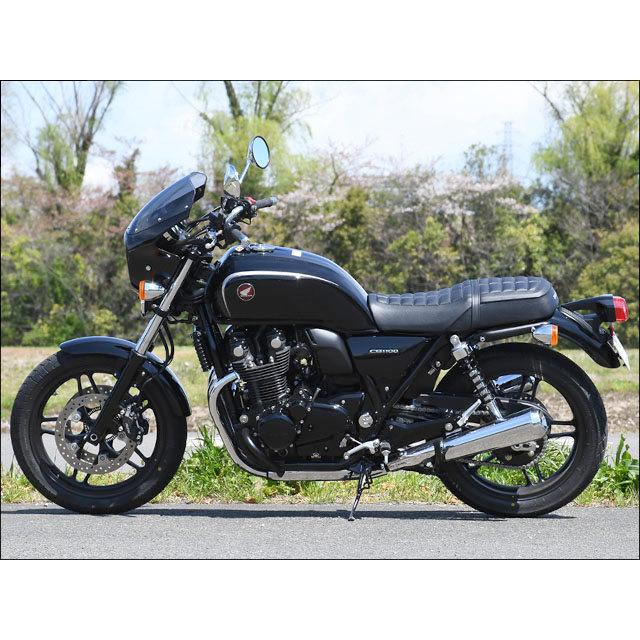 CHIC DESIGN シックデザイン ロードコメット2 スクリーンカラー：クリア / カラー：ダークネスブラックメタリック(ストライプ) CB1100 HONDA ホンダ カウル関連の画像