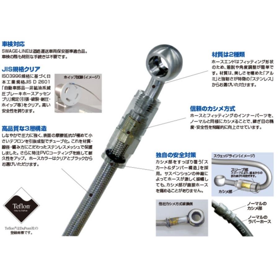 ります Swage Line フィッティングカラー メッキ ブラック ウェビック1号店 通販 Paypayモー Swage Line スウェッジライン スウェッジライン クラッチホースキット ホースカラー ブラックスモーク パーなど