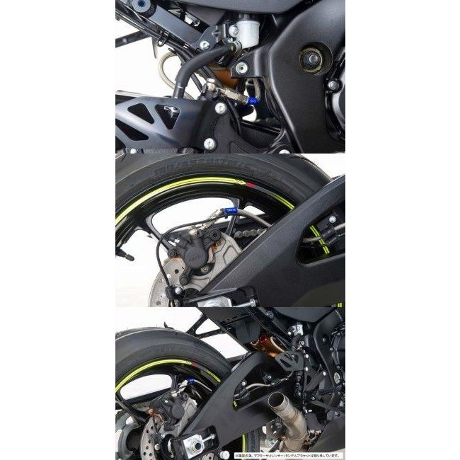 SWAGE-LINE スウェッジライン プロ リア ブレーキホースキット ホースカラー：クリア / フィッティングカラー：ブラックステンレス GSX-R1000R SUZUKI スズキ_3
