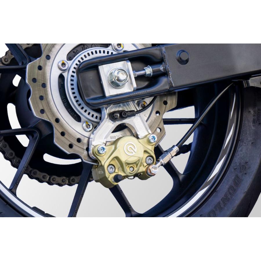 OVER オーヴァー リアキャリパーサポート ブレンボ2P用 カラー：シルバー CBR400R CBR500R HONDA ホンダ キャリパーサポート・ブラケット ブレーキの画像