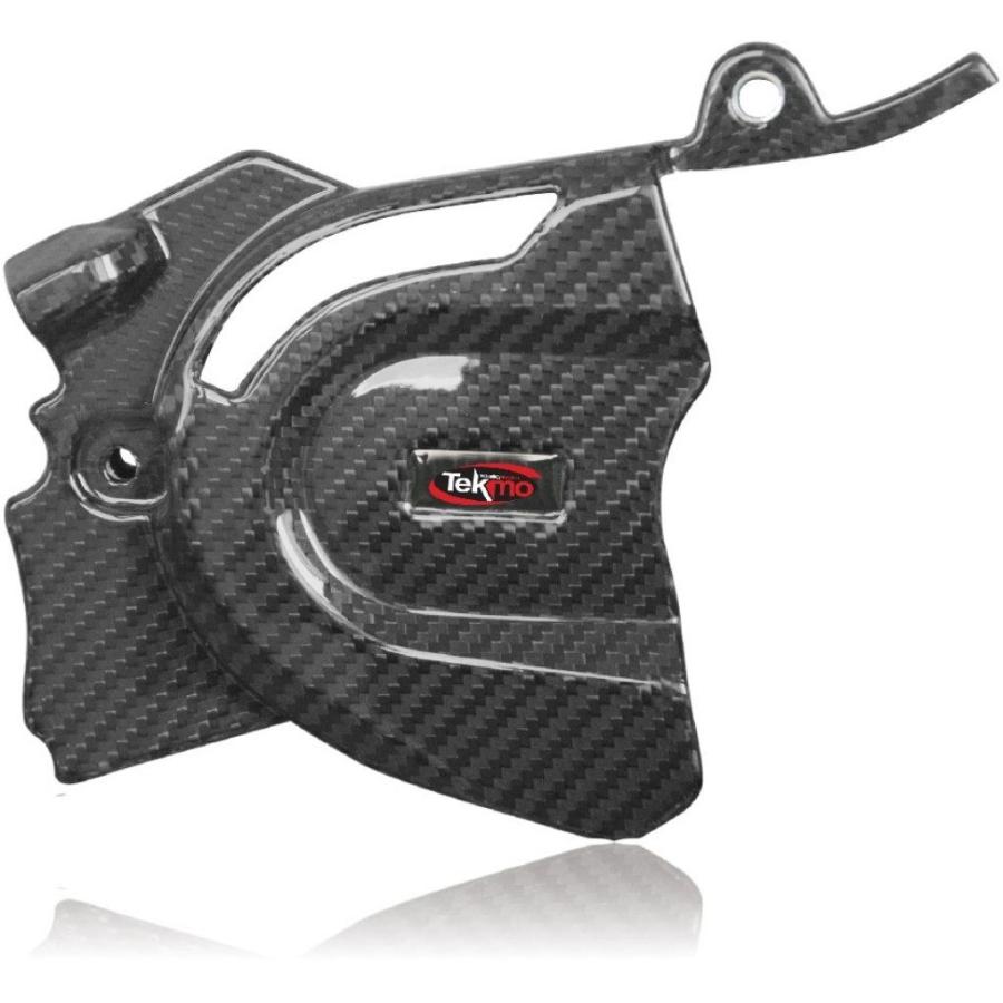 Tekmo Racing テクモレーシング カーボンフロントスプロケットカバー 