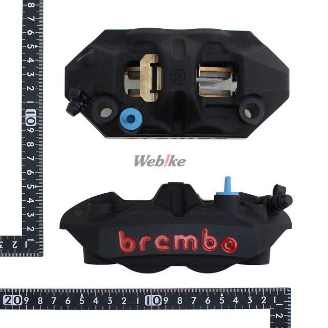 【最終値下】brembo m4 モノブロック　キャリパー　108mmピッチ brembo brembo（ブレンボ） M4 モノブロック キャリパー 108mm