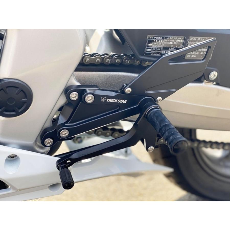 NO.5192　ホンダ　ＣＢＲ２５０ＲＲ　水冷４サイクル２気筒　ＡＢＳ　ＥＴＣ付き　トリックスターマフラー　ＯＶＥＲバックステップ TRICK STAR（トリックスター） バックステップ CBR250RR ABS HONDA