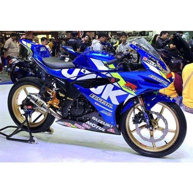 SNIPER スナイパー バックステップ ABS対応4ポジション＋レーシング用6ポジション カラー：ブルー GSX-R125 ABS GSX-S125 SUZUKI スズキ ステップ 足回り_9