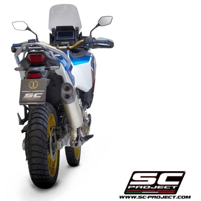 SC-PROJECT SCプロジェクト アドベンチャー スリップオンサイレンサー【公道走行可】 CRF1100L AFRICA TWIN ADVENTURE SPORTS DCT HONDA ホンダ マフラー_4