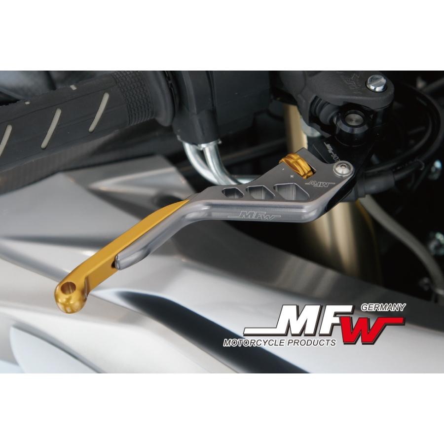 MFW エムエフダブリュー ブレーキレバー レボリューションタイプ レバーカラー：ガンメタ&times;ダイヤルカラー：グリーン DUCATI ドゥカティ KTM ハンドル