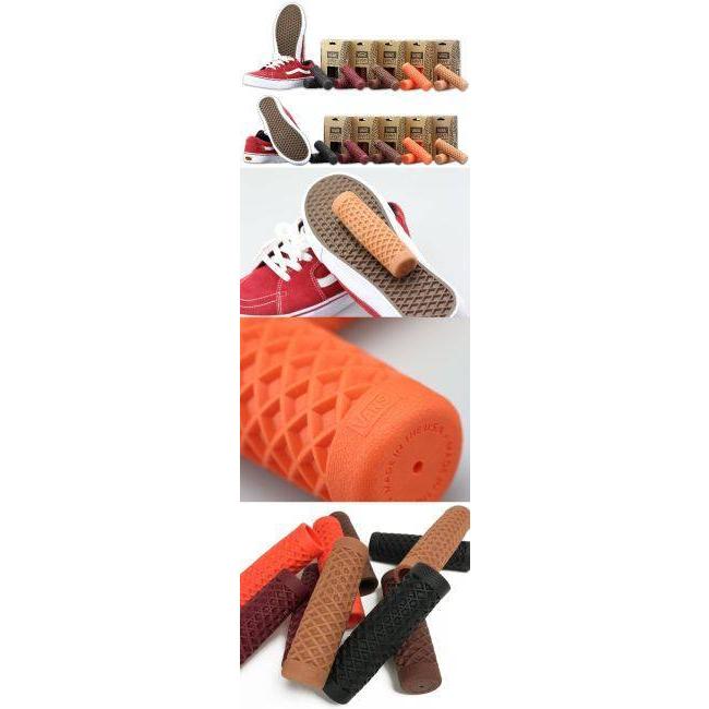 KIJIMA キジマ VANS &times; CULTコラボレーショングリップ  7／8&rdquo;インチ カラー：オレンジ HONDA ホンダ KAWASAKI カワサキ SUZUKI スズキ YAMAHA ヤマハ グリップ