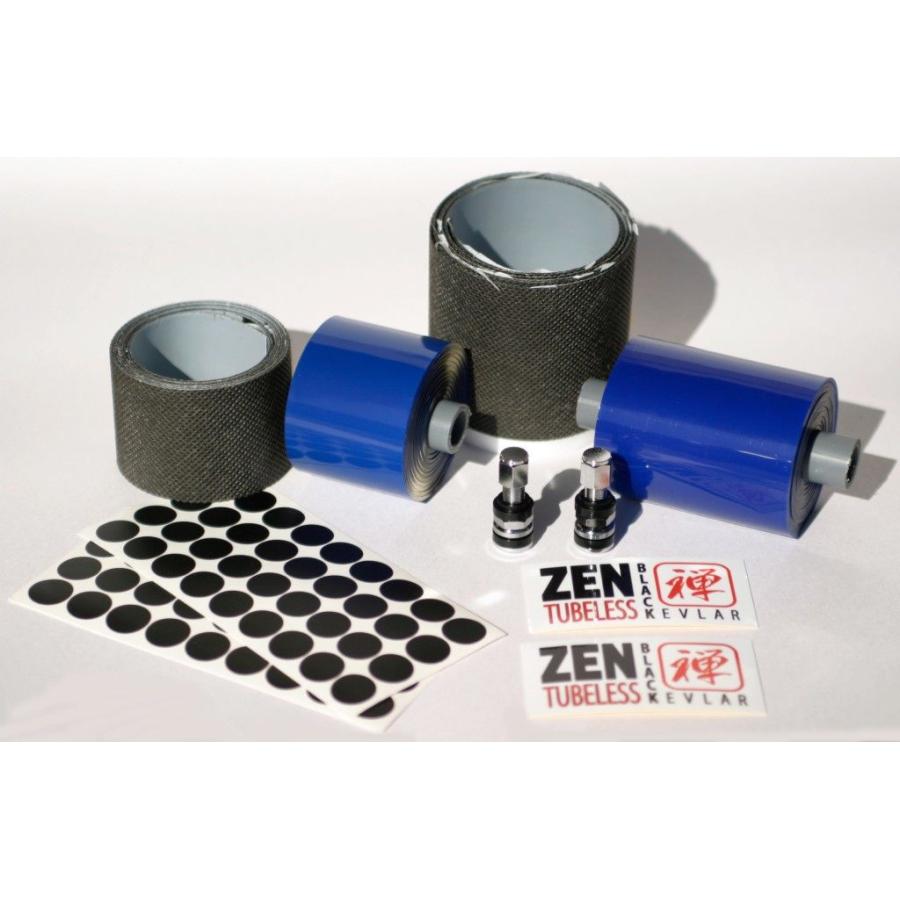 MOTO禅 モトゼン ブラックケブラーチューブレスキット Plus＋ シングル