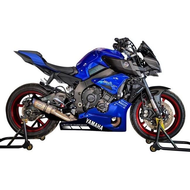 ヤマハ MT-10（RN50J）2017- リアルカーボン エアインテークカウル 1ST FAIRING ファーストフェアリング アンダーカウル カラー