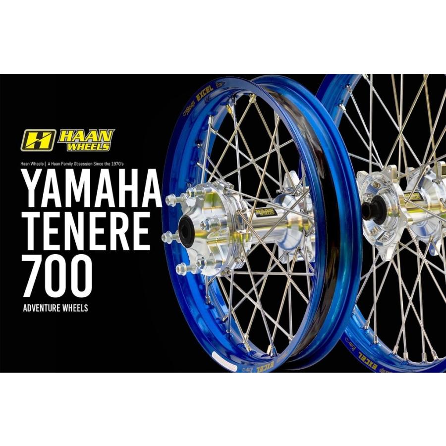 Haan Haan Haan Wheels ハーンホイール コンプリートホイール Yamaha バイク Wheels Tenere F21 1 85 R18 2 50 前後セット Xtz690 700 Yamaha ヤマハ Yamaha ヤマハ ウェビック1号店 通販