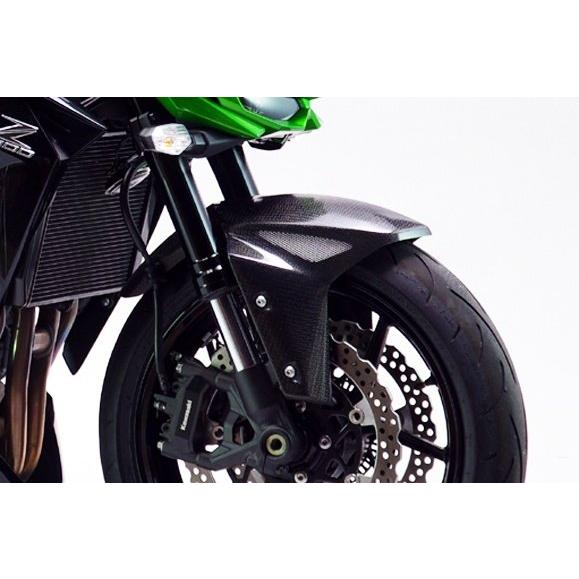 COERCE コワース RS フロントフェンダー 素材：綾織カーボン Ninja1000 Z1000 Z800 KAWASAKI カワサキ フェンダー関連 外装の画像