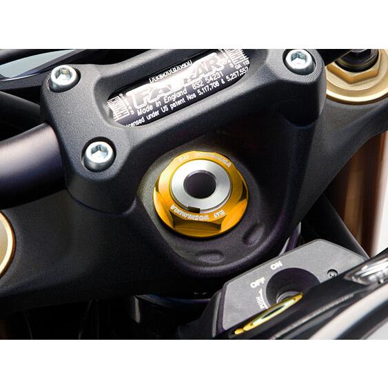 YOSHIMURA ヨシムラ ステアリングステムナット カラー：ゴールド