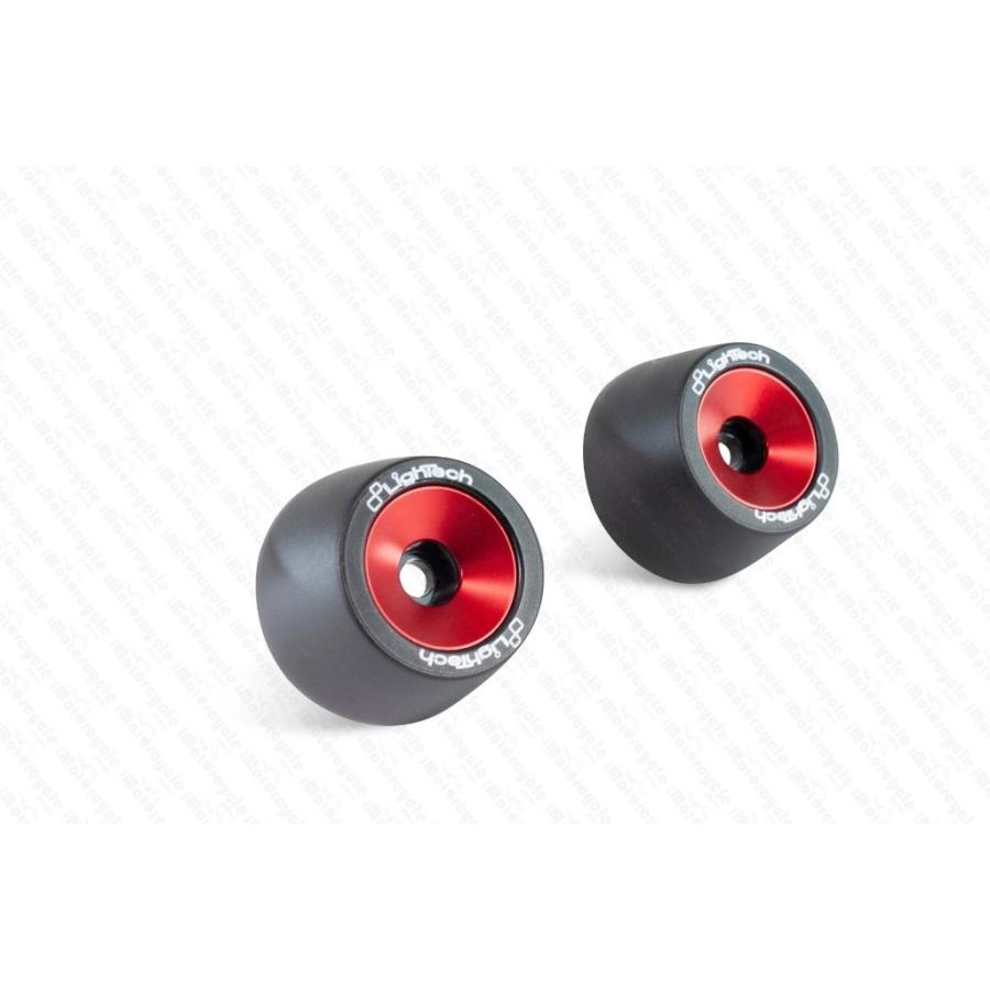LighTech ライテック フロント ホイール アクスル スライダー カラー：レッド STREET TRIPLE 765 S R RS 660 TRIUMPH トライアンフ アクスルスライダー | LighTech