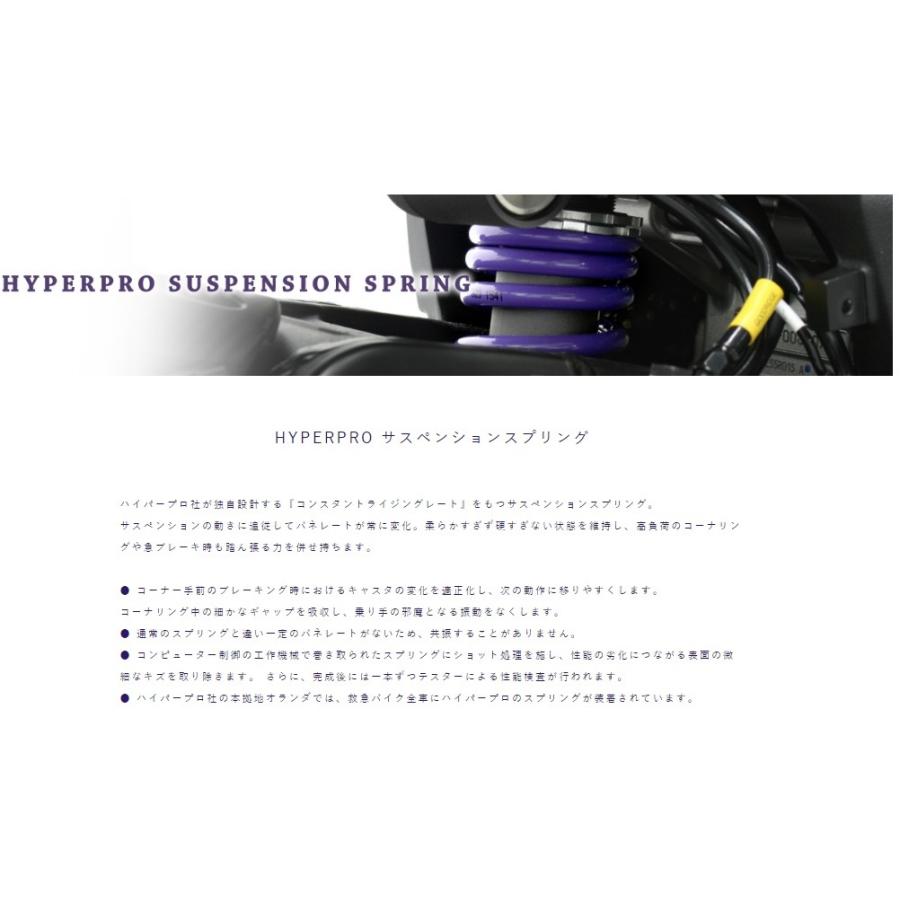 HYPERPRO ハイパープロ リアスプリング GIXXER SF250 SUZUKI スズキ リアサスペンションスプリング サスペンション 足回り | HYPERPRO | 02