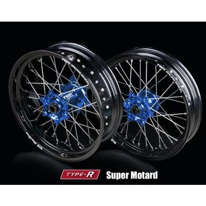TGR type-r 前後ホイールセット ブレーキディスク スプロケット付き TGR TECHNIX GEAR TGRテクニクスギア TYPE-R Super Motard